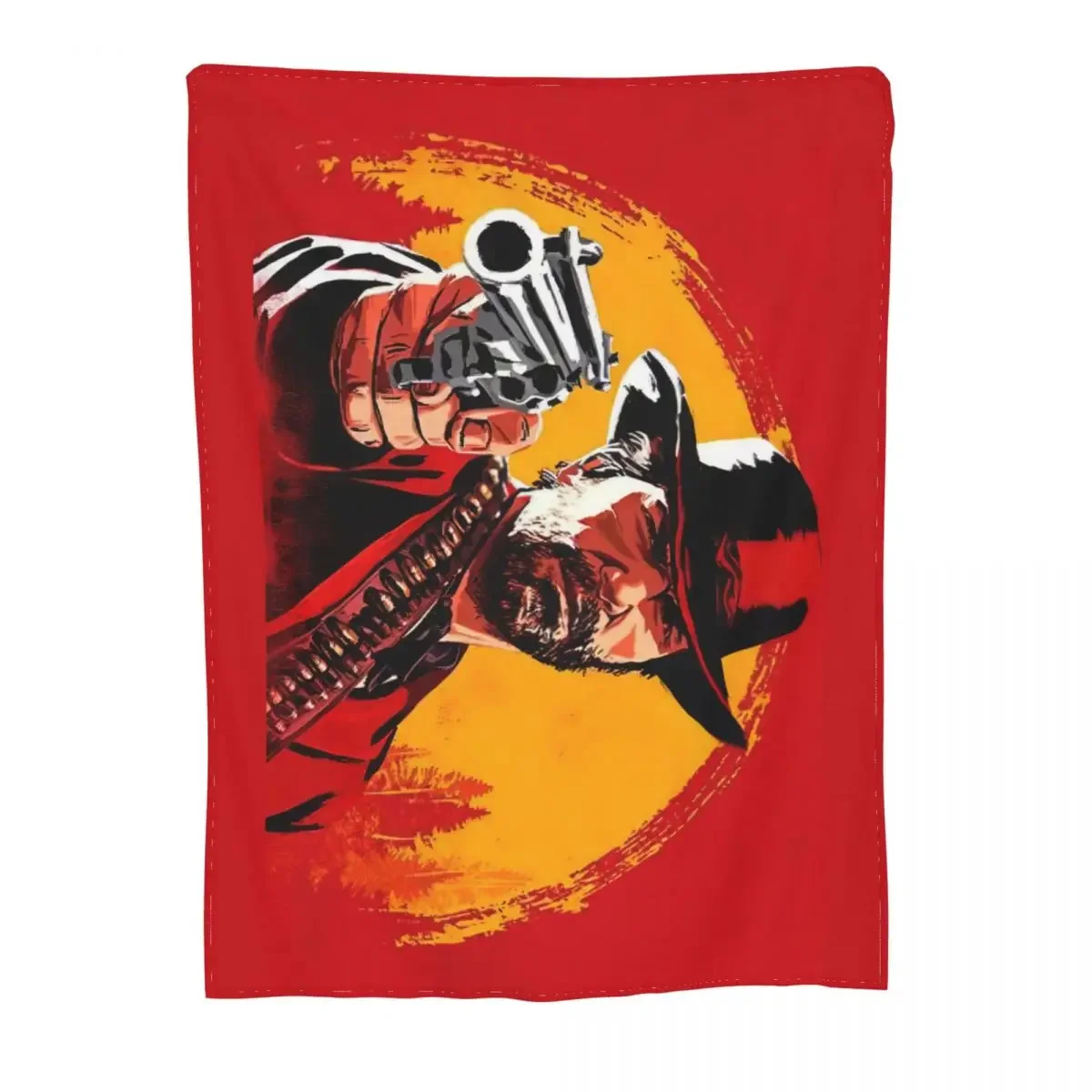 Red Dead Redemption 2 RDR2 Blanket US West cowboy Fuzzy Novelty Warm Throw Blankets for Bedding Lounge Summer