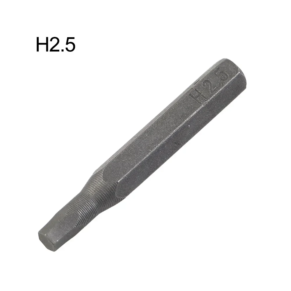 1Pc 4*28mm Hex Screwdriver Bits H0.7 H0.9 H1.5 H2 H3 H4 4mm Hex Shank Steel For Electric Screwdriver Parts Precision Repair Tool