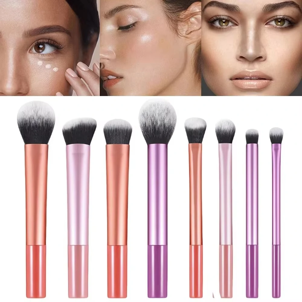 

8PCS Make Up Brushes Set Powder Blusher Brush Highlight Brush Eyeshadow Brush Cosmetics Tool Travel Portable Beauty Makeup Brush