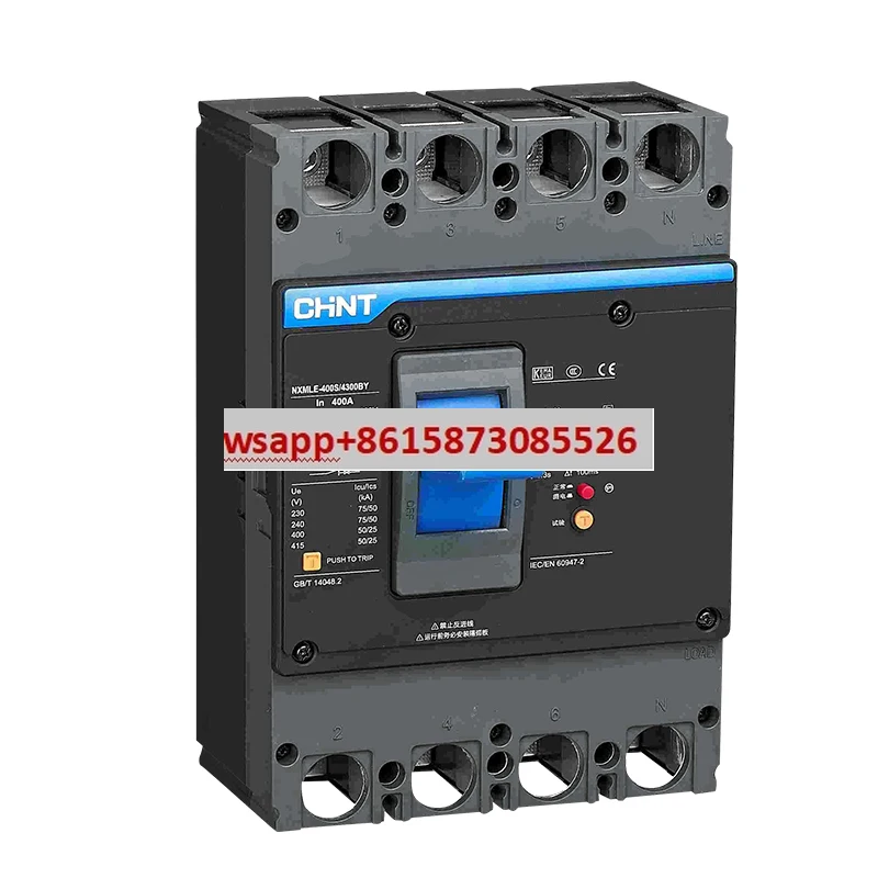 

Chint Circuit Breaker with Leakage Protection Switch NXMLE-100A -400A Three phase Four wire Leakage Protection System 250A