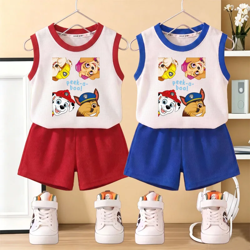 Summer Boys Basketball Clothes Sets Breathable Mesh Children's Casual Outfits Car Printed Kids Vest and Shorts 2pcs Suit New