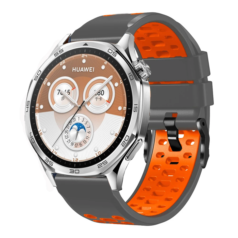 22mm Silicone Straps For Huawei Watch GT 5 GT5 46mm Replacement Bracelets Huawei GT5 Pro 46mm/GT 2/3/4 46mm Pro Sport Wristband