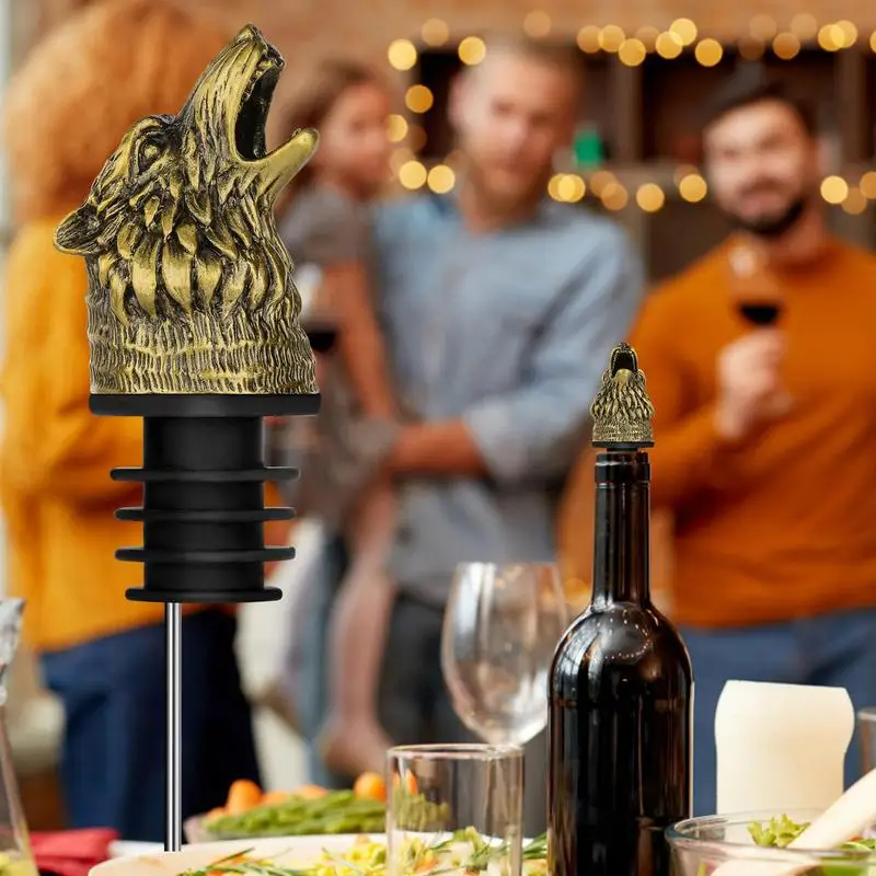 Wine Aerator Pourer Spout Animal Liquor Pourer Wine Pourer Spout Safe Liquors Spouts Wine Diffuser Aerator For Home Use Men