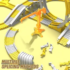 لعبة المسار الكهربائي للأطفال ، الهندسة ، مجموعة سيارات مينين ، لغز ، قطار ، عيد ميلاد ، هدايا عيد الميلاد للأطفال ، صبي أفضل 12 شاحنة OLX مبيعا سانتا كاتارينا - رقم 7