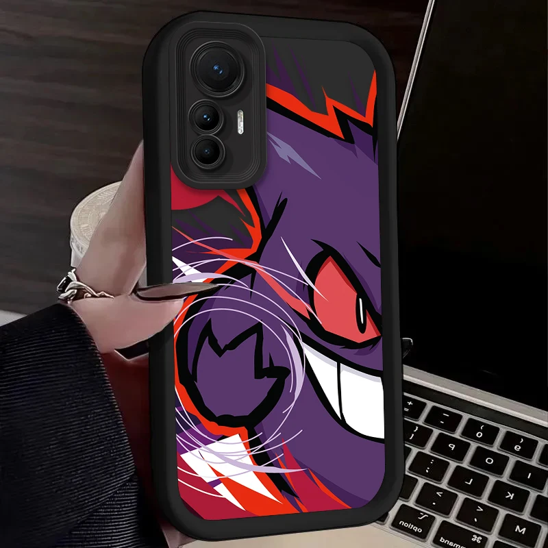 P-Pokemon Gengar الطباعة جراب هاتف ل Xiaomi Mi 15 Ultra 14 13 12 12S 12X 11 Lite 5G NE 13T 12T 11T 14T Pro غطاء سيليكون