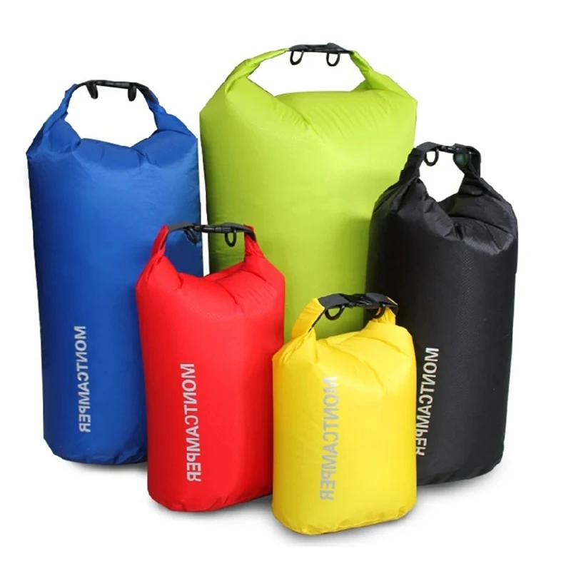 3/5/10/20/35L Waterproof Dry Bag Nylon Ultralight Swimming Rafting Kayaking River Trekking Floating Sailing Canoing Boating Bag