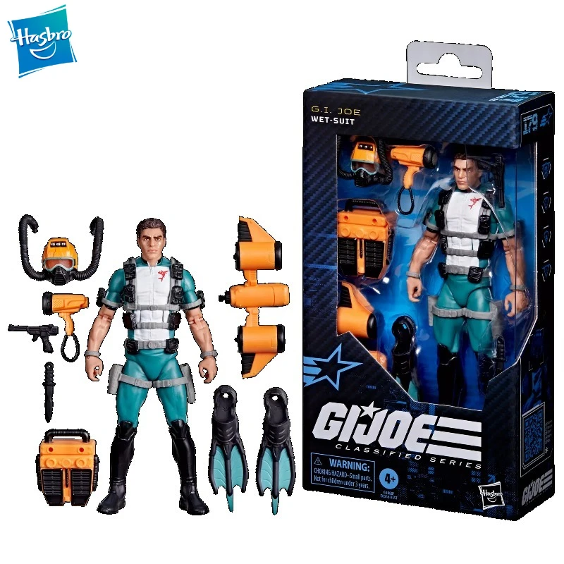 Nowy Oryginalny Hasbro G.I. Seria Joe Classified # 179, Figurka akcji w kombinezonie do nurkowania, model na prezent