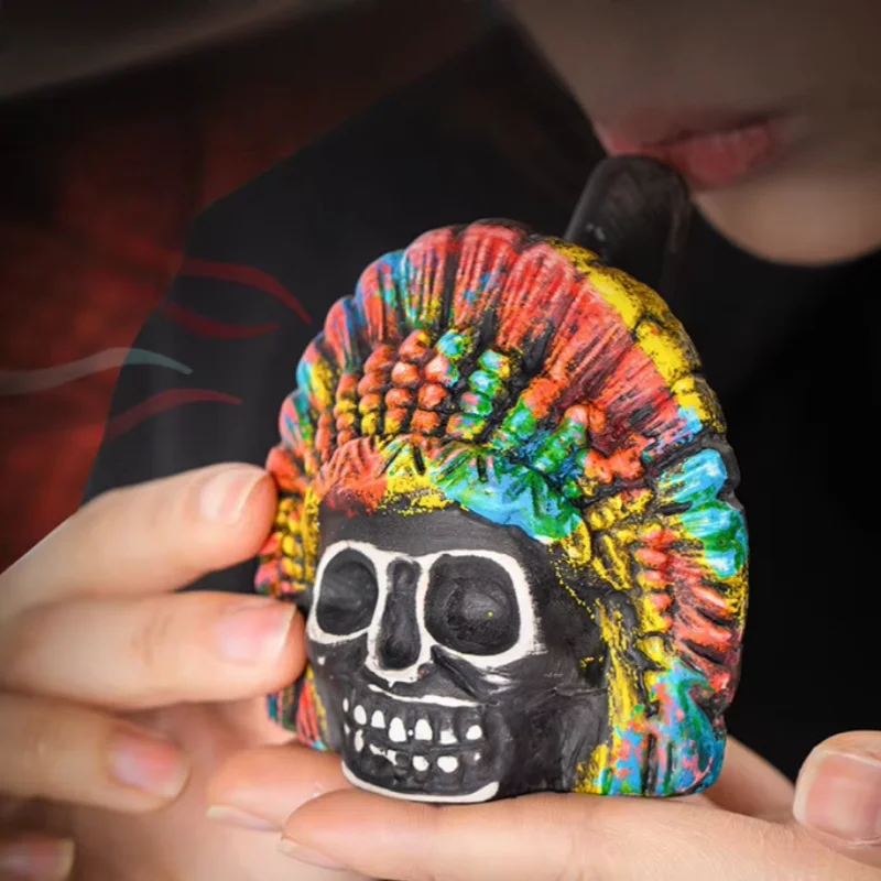 

Ацтекский свисток смерти, керамический розыгрыш на Хэллоуин, громкий кричащий звук, страшный шумогенератор, реквизит из фильма ужасов, дизайн черепа, подарок для вечеринки