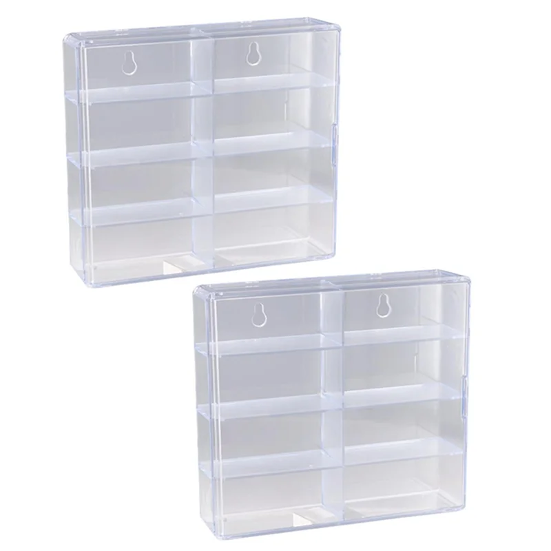 

ABUM-For Hotwheel Cars Diecast Storage Display Box 1:64 For Hot Wheel Display Box Car Model Cabinet Rack Dustproof