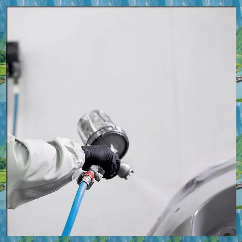 Cangkir Pencampur Cat Otomotif Baru dan Kit Liner Cangkir Cat Sekali Pakai Tutup Filter Cat Otomotif dan Adaptor 10 Pak B D