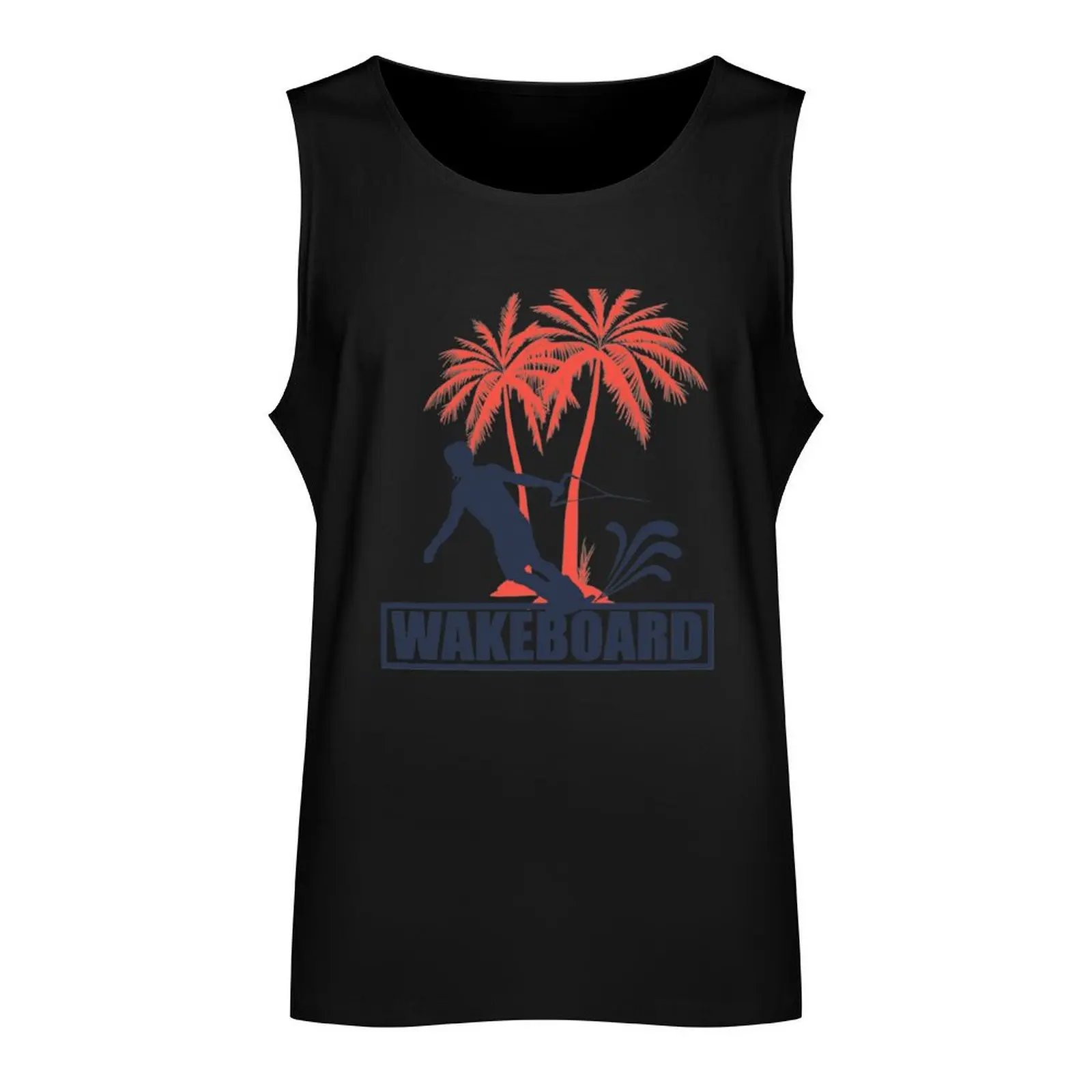 Wakeboard Tank Top t-shirts man summer Men's tops