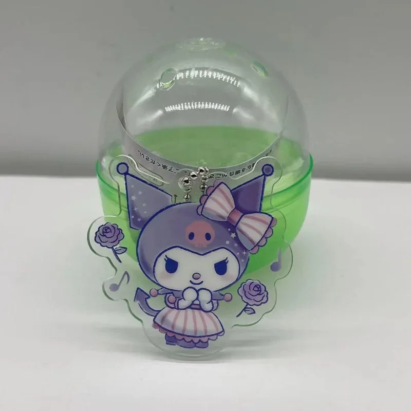 Sanrio Japan Gashapon Capsule Toy Figurine Cute Kawaii Kuromi Concert Acrylic Figure Keychain Miniature Model Anime Gift