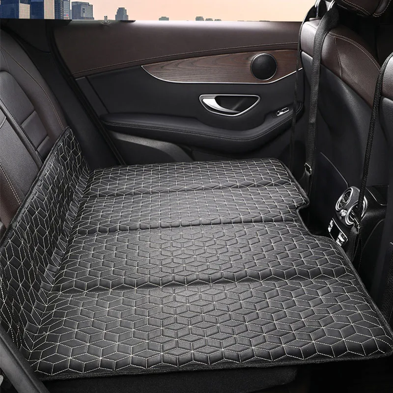Rear Seat Sleeping Pad Non-Inflatable Car Bed Mattress Adjustable Folding Camping Mattress for Van SUV Truck