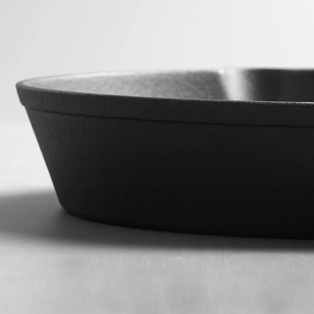 Uncoated Nonstick Frying Pan Signature Teardrop Handle Cast Iron Small Omelette Pan Multi-size Heat-Resistant Saute Pot Kitchen - Image 2