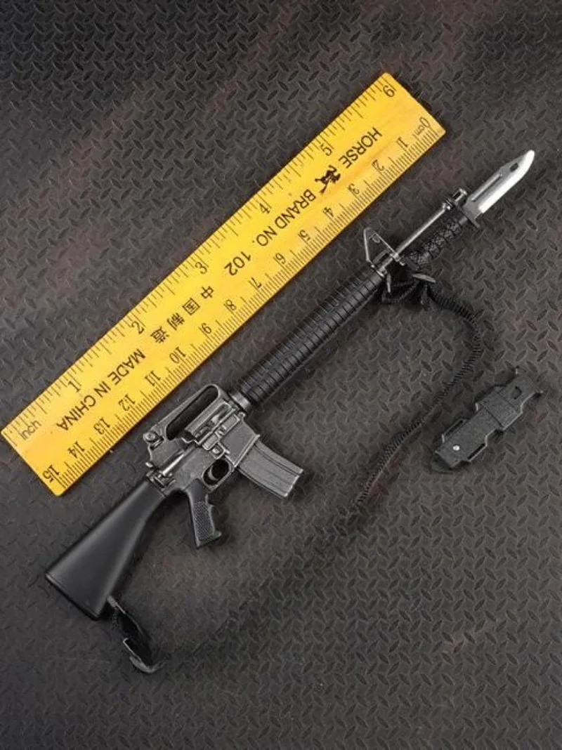 1/6 Scale Male Soldier M9 Dagger Knife Vietnam War Scene Accessories Model for 12'' Action Figures M16 Model