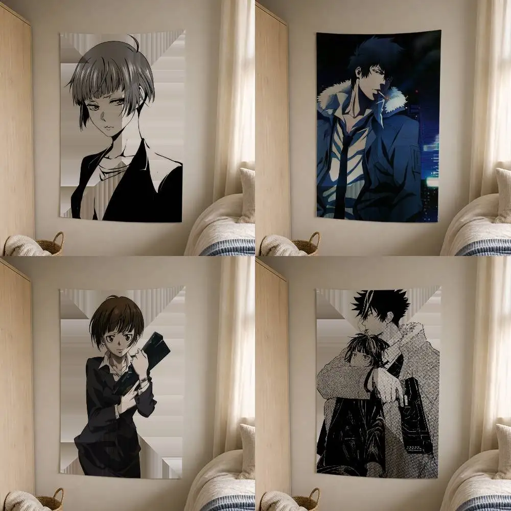 Psycho Pass Decorative Wall Flag Banner for Home Garden Garage Indoor Outdoor Decor