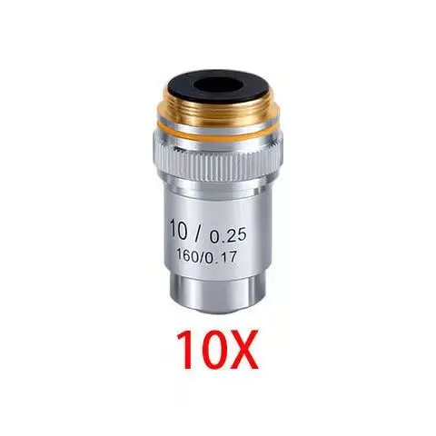 

Ultra clear 10X195 microscope objective microscopio didactico