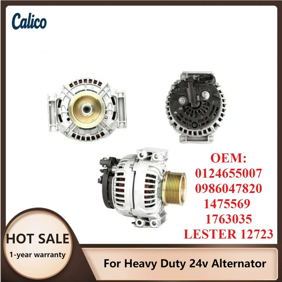 

Эксклюзивное производство. Подходит для мощных 24-вольтовых генераторов 0124655007 0986047820 1475569 1763035 LESTER 12723