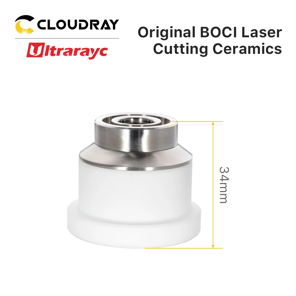 Original Laser Ceramic Rings Ref.Y.Z.C0034 for BOCI BLT641 BLT421 Series Laser Cutting Head D41 H34 M11 Nozzle Holder