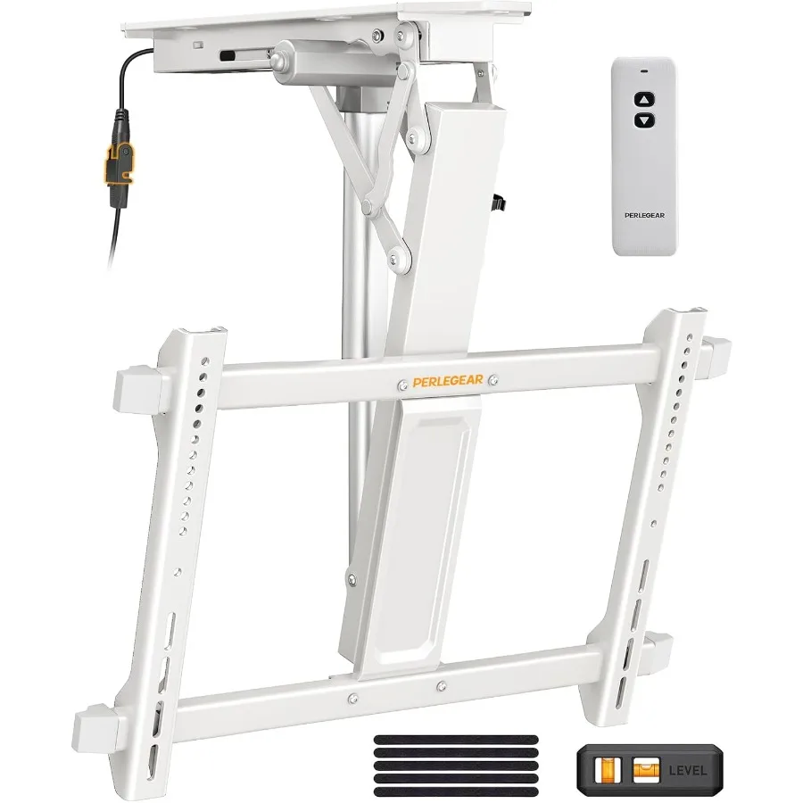 Motorized Electric Ceiling TV Mount with Remote Control for 3270 inch Flat and Curved Screen TVs Flip Down Drop Down Ceiling Mo