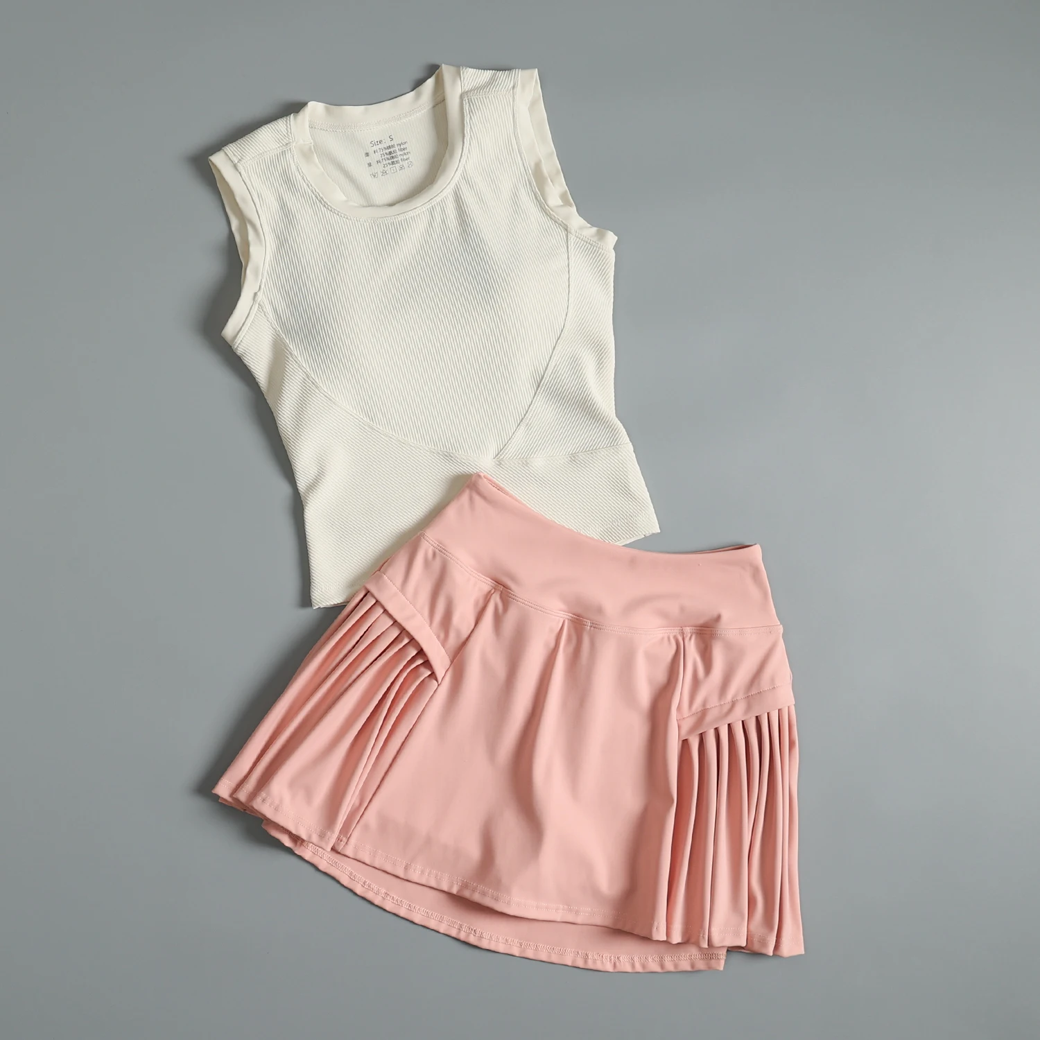 

Tennis fitness suit for women in summer Pilates training yoga suit internet celebrity beautiful morning jogging fast drying vest