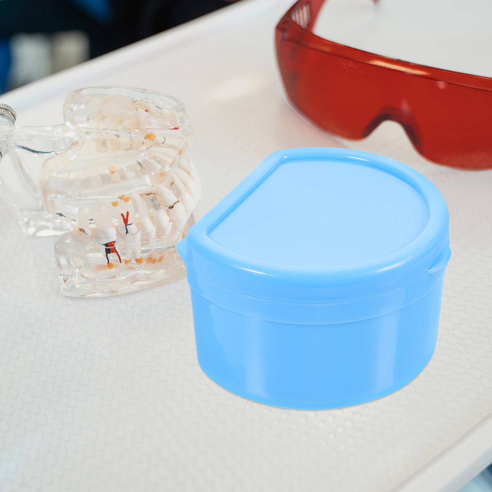 

Denture Denture Teeth Storage Box False Teeth Storage Box Plastic Storage Box for Teeth