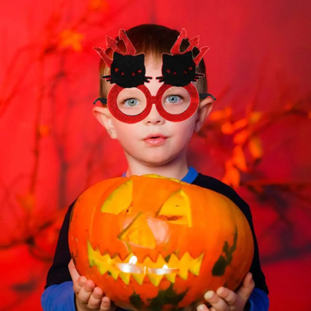 Lunettes Fantôme Chauve-Souris, Citrouille, Costume de Cosplay, Fournitures de ixd'Halloween, Accessoires Photo, Cadres de Lunettes