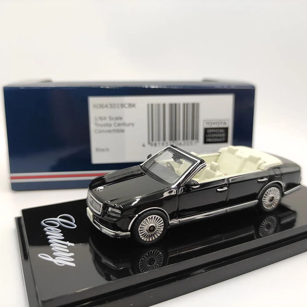 

Diecast HOBBY JAPAN 1/64 Scale Toyota Century Convertible Sports Car Simulation Alloy Car Model Collectible Toy Souvenir Display
