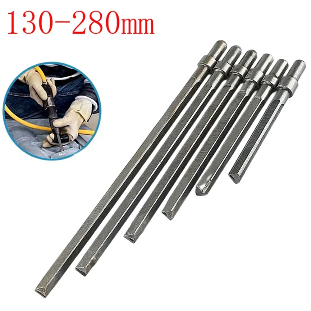 1PC 4-9Inch Pneumatic Chisel Hammer Handheld Shovels Tools For Stone Carving Engraving Rust Removal Air Hammer Chisel