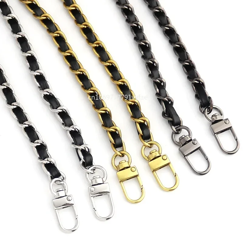 120cm Long PU Leather Bag Strap For Crossbody Shoulder Bag Strap Replacement Accessories For Handbags 8.3mm Wide Bag Chain