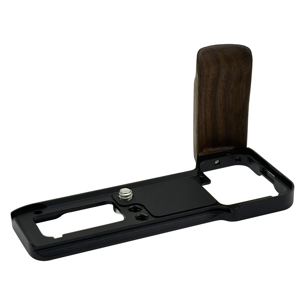 BGNing A7C2 A7CII A7CR Schnellwechselplatte L-Halterung Holzgriff Vollständige Abdeckung Kamerakäfig für Sony A7C SLR Handgriffhalter – Detail 3