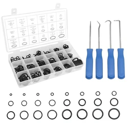 225PCS Universal Rubber O Rings Gaskets with 4pcs Tools Sealing Rubber Bands O-Rings Repair Kit for Faucet Pipe Car Plumbing