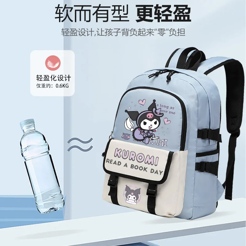 Sanrio Backpack 2025 New Model Klumi School Bag for Teens Fashionable Print Large Capacity Lightweight School Backpack