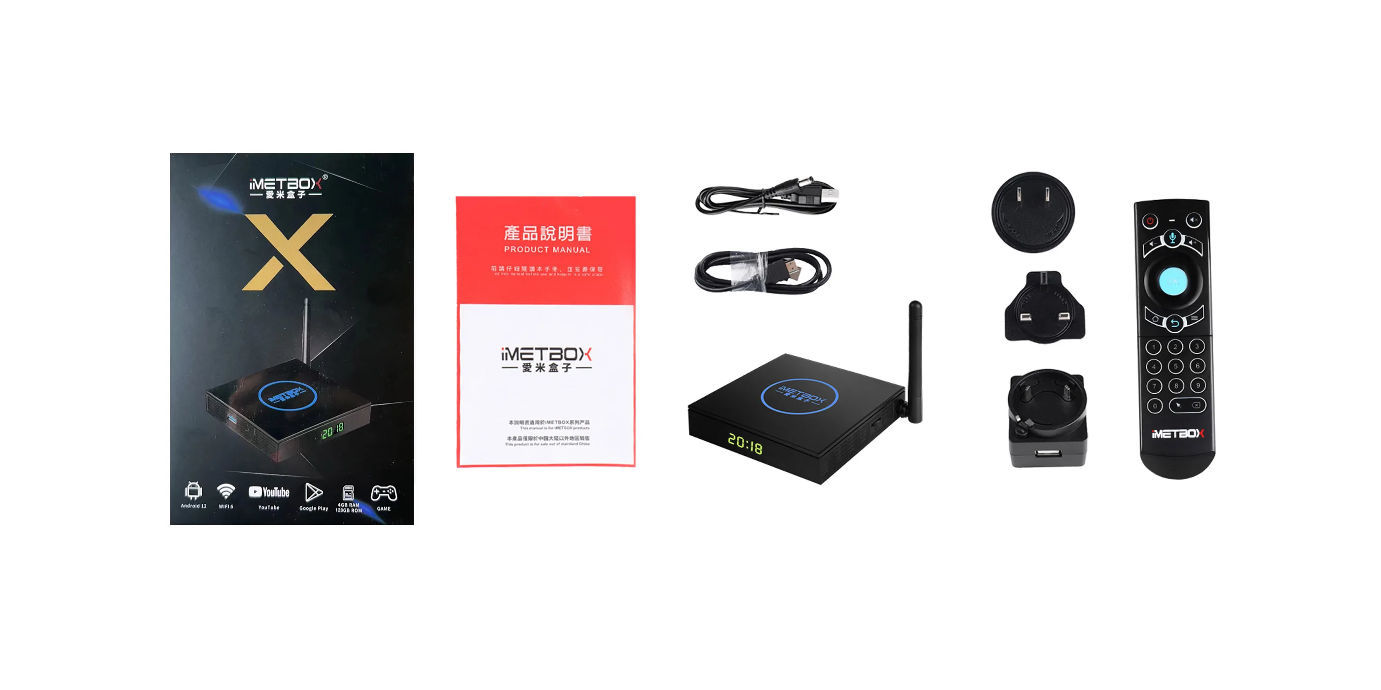 [Genuine] iMETBOX Max Global version 4GB+128GB 8K Super Android12 TV box Dual wifi Hot in korea JP USA CA SG AUS PK Svicloud 10P