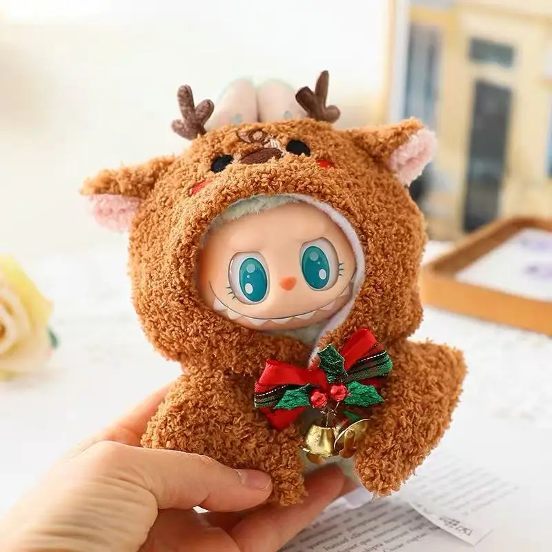 

Labubu Accessories Clothes Suitable for V1 V2 V3 Labubu Christmas Deer Set Labubu Red clothing Christmas Fashion Gift