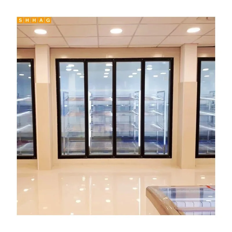 

【Popular】All Kinds Of Freezer Glass Chiller 3 Door Display Cooler Glass Door For Supermarket