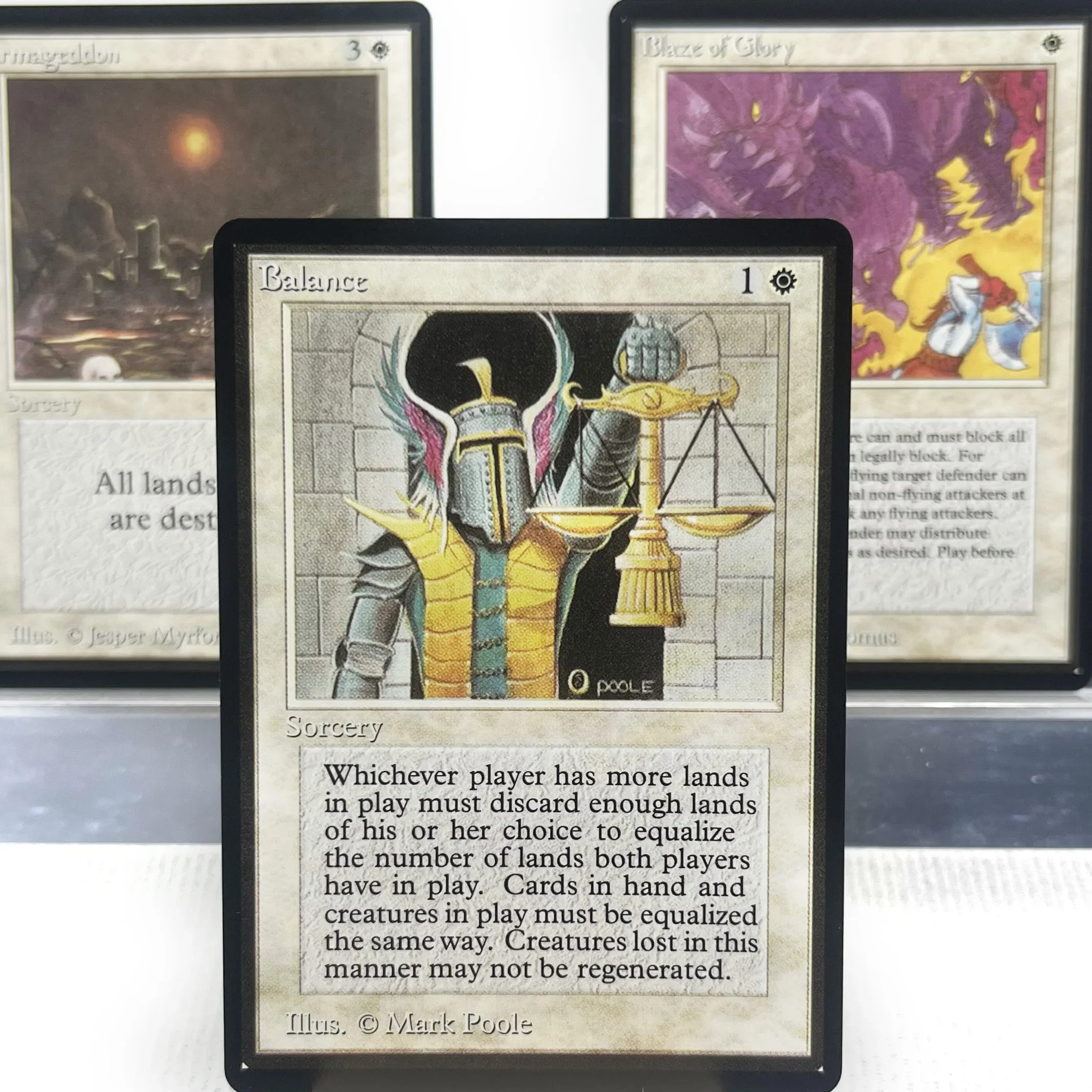 

Beta NORMAL1-I01 Карты Tcg прокси-волшебство Armageddon Мечи к Plowshares The Balance the Blessing Disenchant Gather