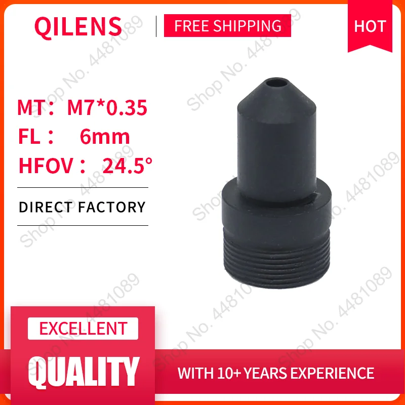 

QILENS M7 6mm for Security 2MP HD Super Mini Pinhole CCTV Surveillance Camera Lens