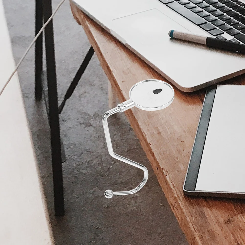 

20pcs Bag For Table Metal Purse Hanger Desk Handbag Holder Tabletop Organizer Metal Bag Hook Portable Lightweight Use