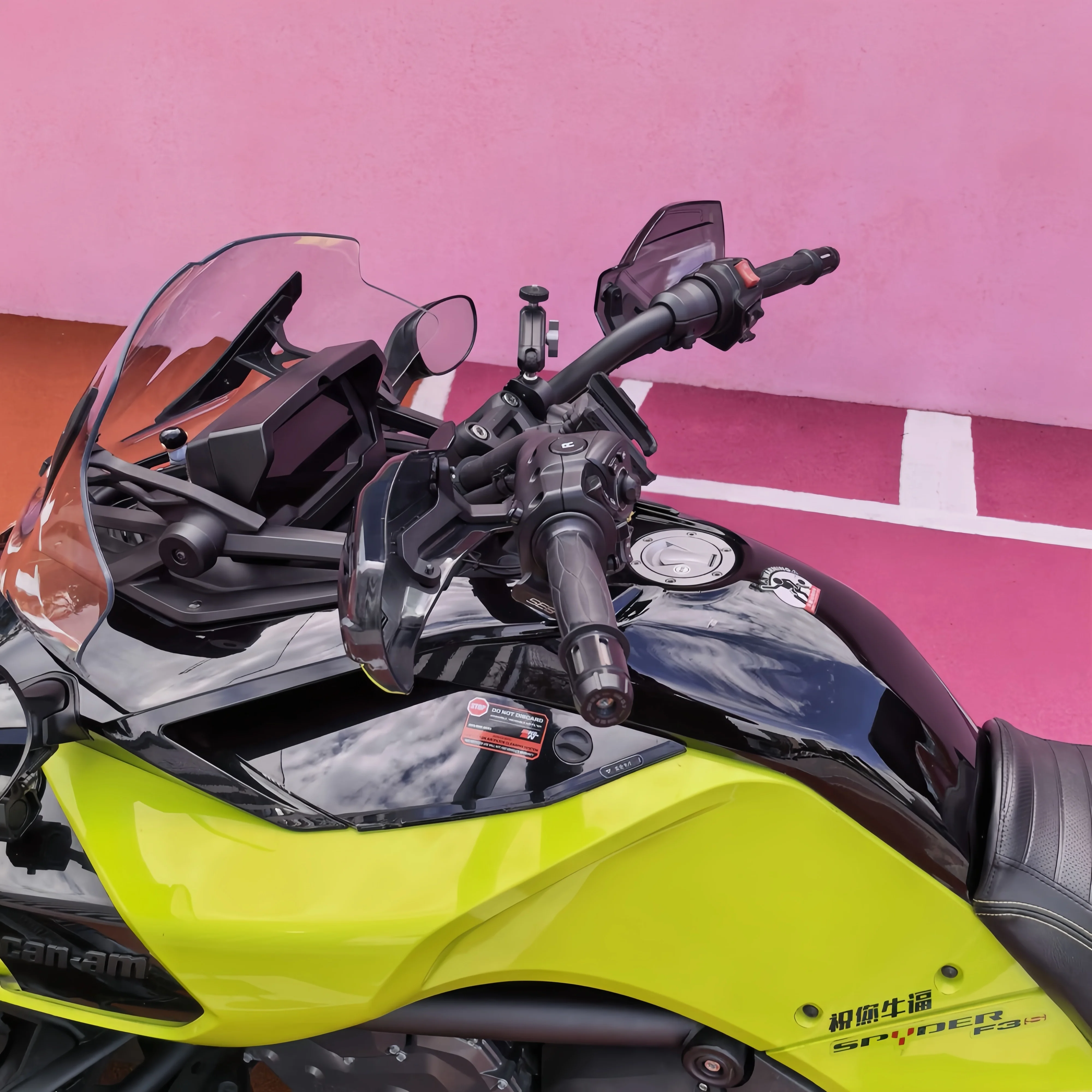 For Can‑Am Spyder F3‑S 2016‑2023 Anti‑Scratch Handlebar Hand Guards Wind Protection Handguards Aftermarket Motorcycle Parts