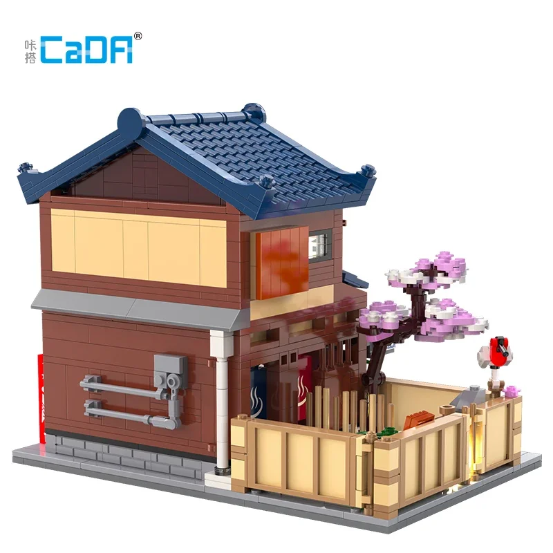 اليابانية عرض الشارع اللبنات بيت الشاي كعكة البيت مقهى مخزن العمارة نموذج الطوب الاطفال لتقوم بها بنفسك اللعب هدايا العيد