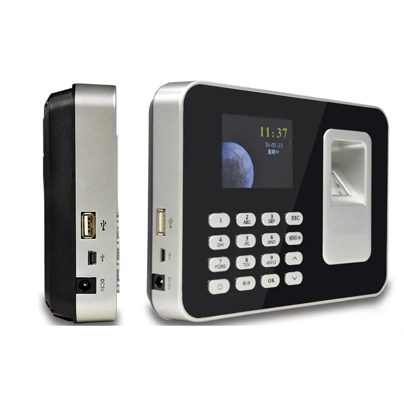 K300A Vingerafdruk Aanwezigheid Machine Check-In Machine Engels Vingerafdruk Aanwezigheid Machine Multi-Taal Optionele