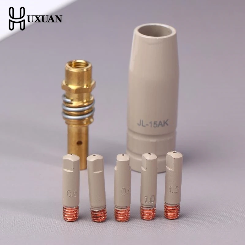 3 قطعة/الحزمة، MB-15Ak Mig طلاء السيراميك غير عصا لحام الخبث موصل فوهة واقية ملحقات محمية أوروبية