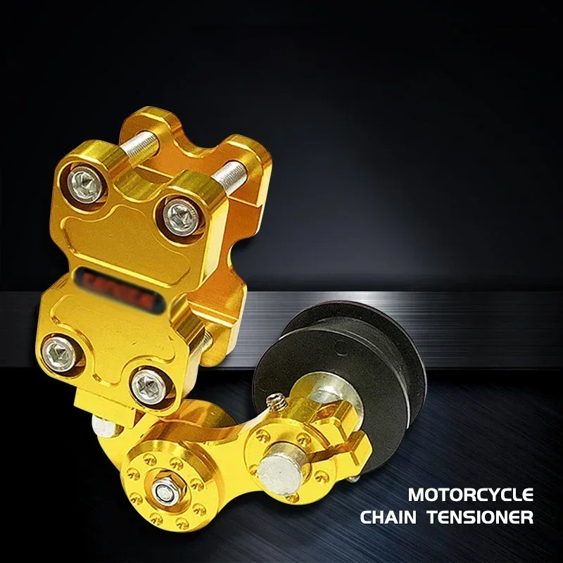 For  Motorcycle Spoke Chain Tensioner Roller Aluminum Alloy Motorcycle Modification Chain Adjuster Tensioner Automatic Adjus