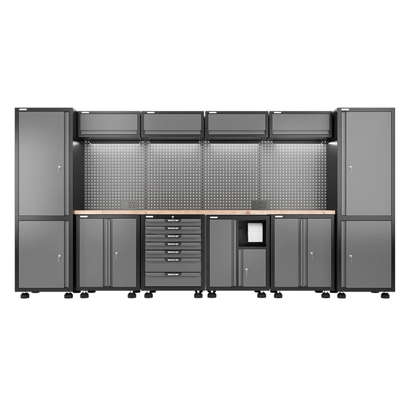 Customizable Modular Tool Chest Roller Cabinet Heavy-Duty Steel Garage Workstation Workshop Tool Cabinet Storage Workbench