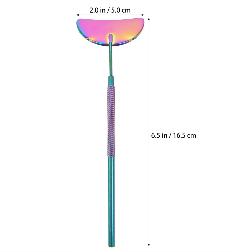 Eyelash Extension Mirror Set – 2pcs Stainless Steel Handheld Magnifying Mirror for Lash Inspection & Salon Makeup