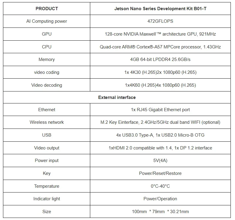 472GFLOPS Ubuntu 18.04 نظام التشغيل Nvidia Jetson Nano Developer Kit B01 مع مروحة تبريد #3