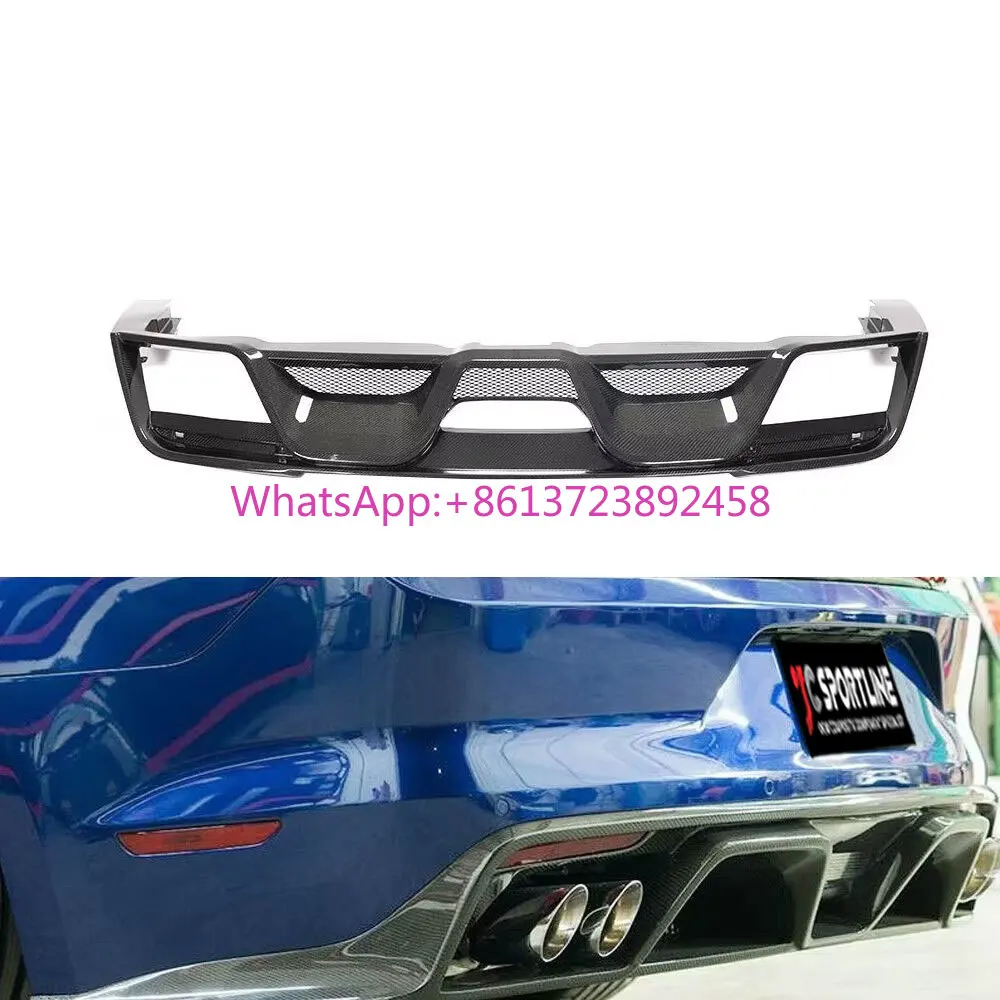 

GT Carbon Fiber Rear Diffuser for Ford Mustang GT V8 2018 2019