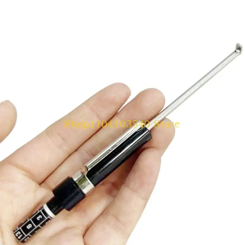 

02DC Brake Pad Gauge for Brake Pads Measure Car Brake Pad Thickness Gauge with Scale Tester Pen Measurement Pen Measure Tool
