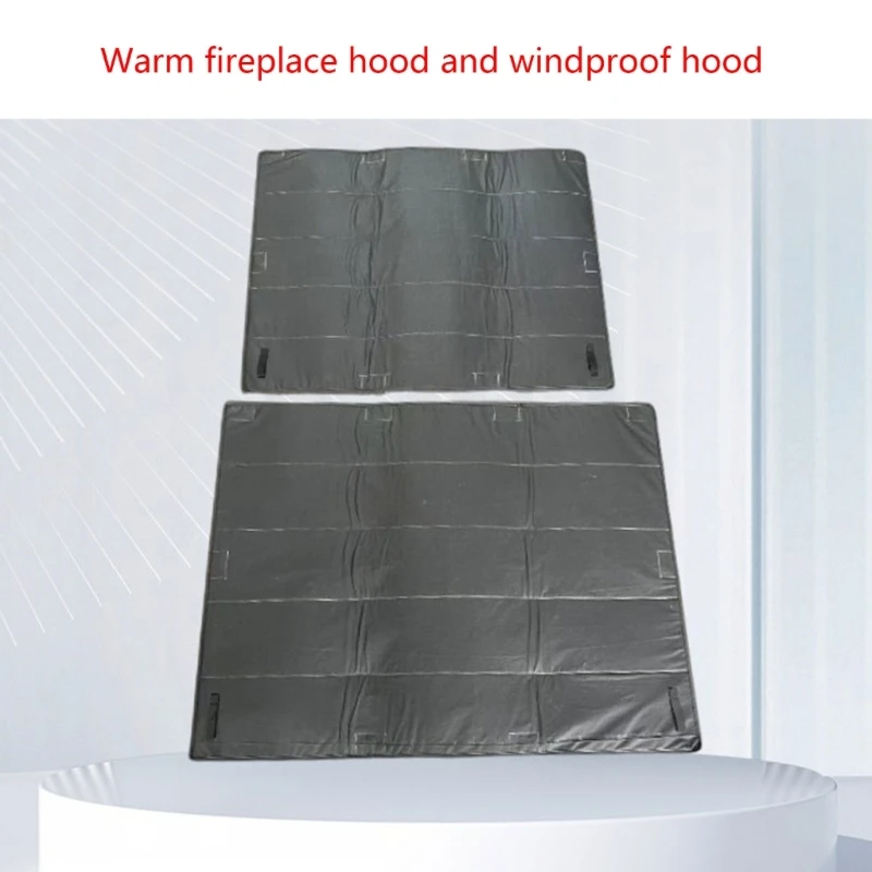 Lightweight Fireplaces Blocker Blanket Stops Overnight Heat Loss Fireplaces Draft Stopper Save Energy Fireplaces Cover